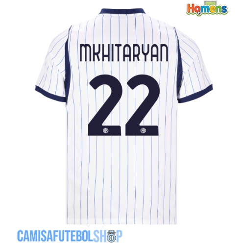 Camisa de time de futebol Inter Milan Henrikh Mkhitaryan #22 Replicas 2º Equipamento 2026-27 Manga Curta